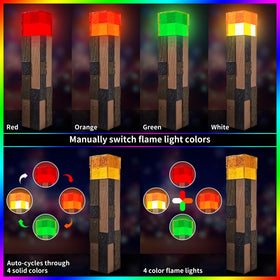 AIDYVOI 4-color flame mode creates dynamic ambiance for parties and gaming.