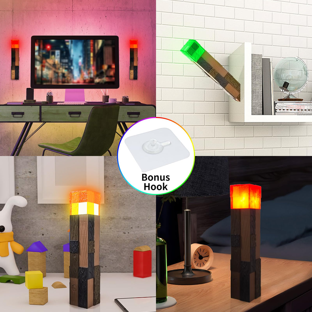 AIDYVOI Kid-friendly decor light brightens bedrooms and playrooms safely.