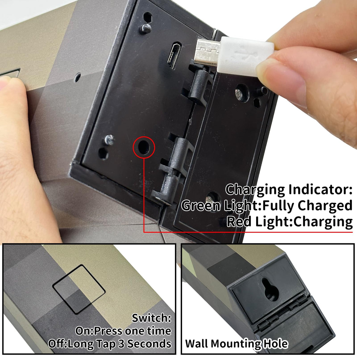 AIDYVOI rechargeable night lamp offers all-night usability after a quick charge
