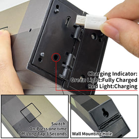 AIDYVOI rechargeable night lamp offers all-night usability after a quick charge