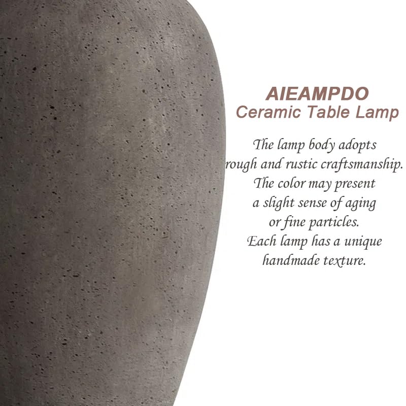 AIEAMPDO brass accents add refined farmhouse style to the lamps.