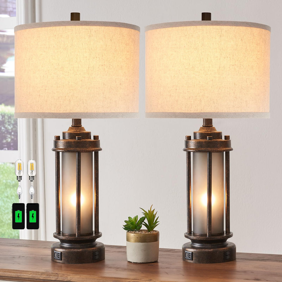 AIEAMPDO farmhouse lamp bronze top light for warm overhead illumination