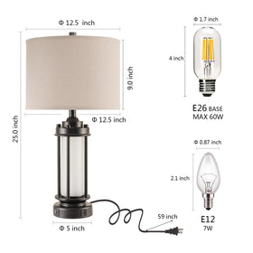 AIEAMPDO four bulbs included for immediate, balanced lighting.