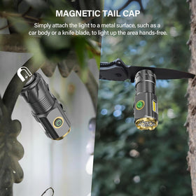 AIERSEN IPX6 waterproof durable flashlight designed to perform in rain and rugged conditions.