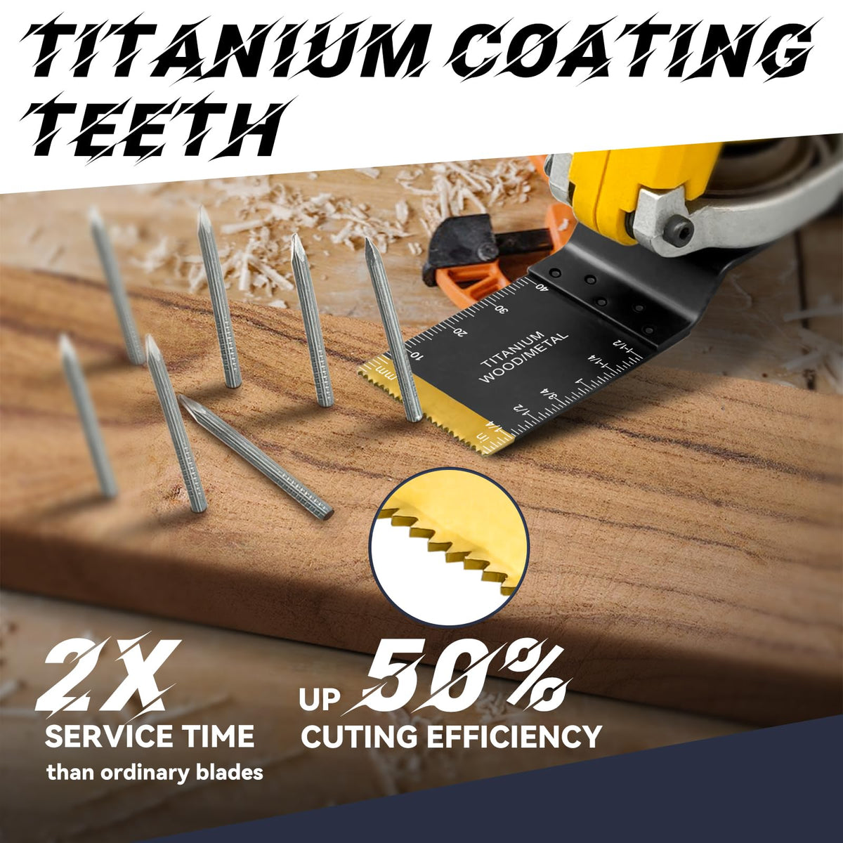 AIFICUT titanium blades durability for wear-resistant use