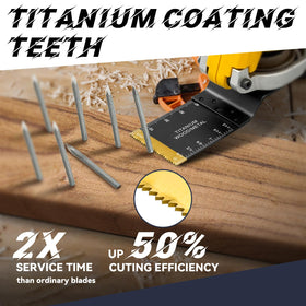 AIFICUT titanium blades durability for wear-resistant use