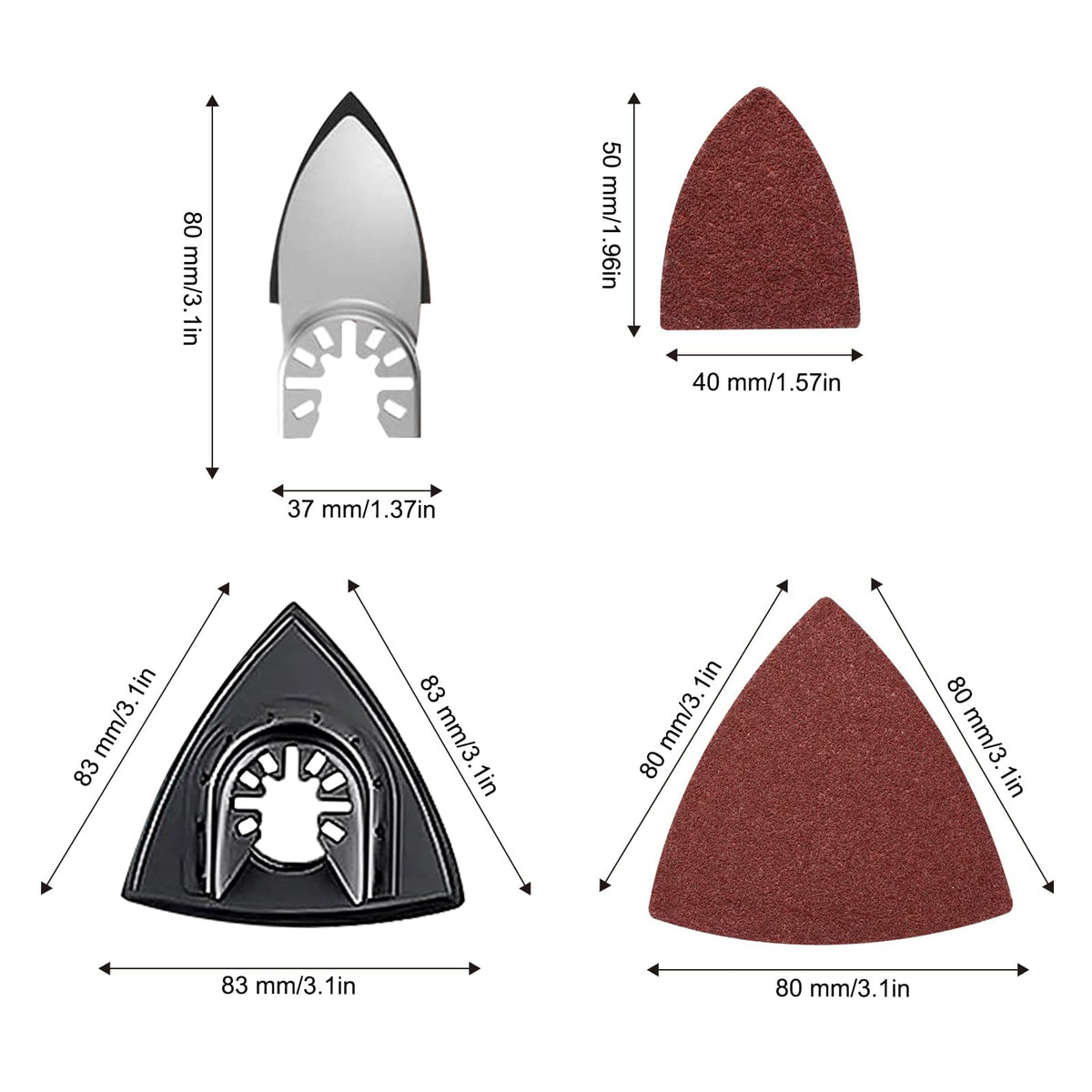AIFICUT sanding-pads offer even surface finishing on wood and drywall.