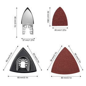 AIFICUT sanding-pads offer even surface finishing on wood and drywall.
