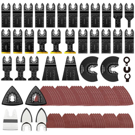 AIFICUT 98pcs blades set for wood cutting enables precise, clean cuts in wood projects.