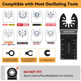 AIFICUT easy-installation blades save time during quick repairs.