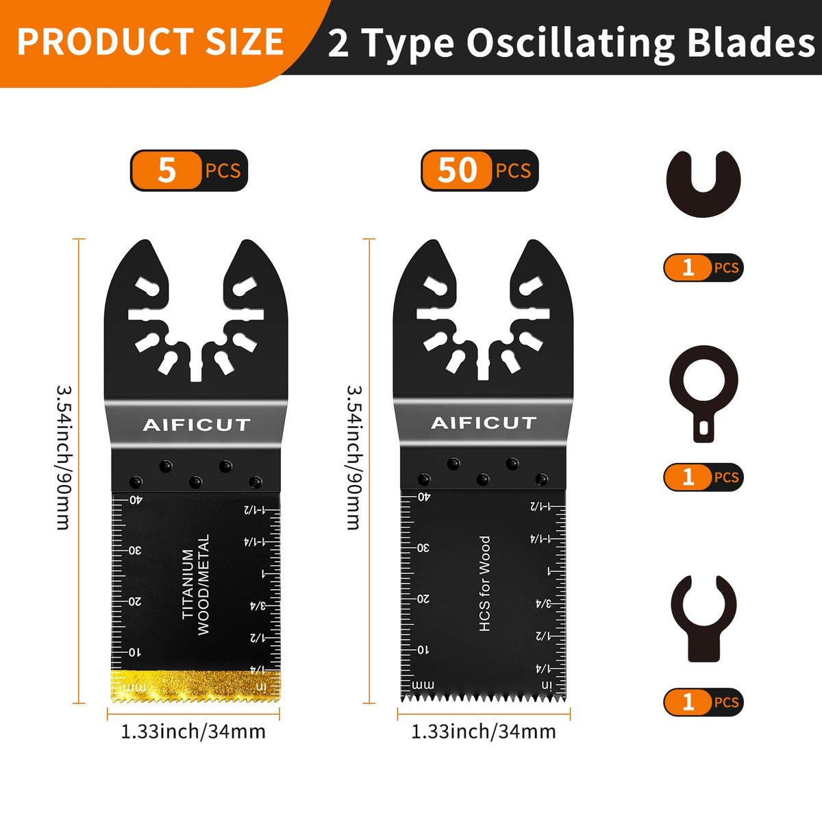AIFICUT universal blade installation demonstrates easy, tool-free changes.