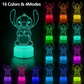 AIHYING 16-color LED night light for versatile mood settings.