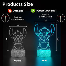 AIHYING Night light with remote control for convenient color changes.