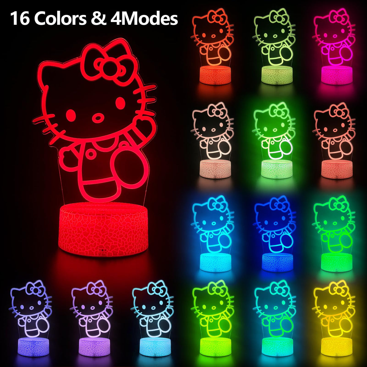 AIHYING night light remote control makes color changes effortless from across the room.