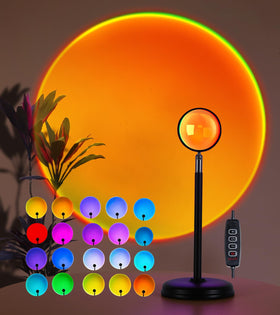 AIHYING Sunset Lamp Projector with 360-degree rotation for flexible sunset scenes