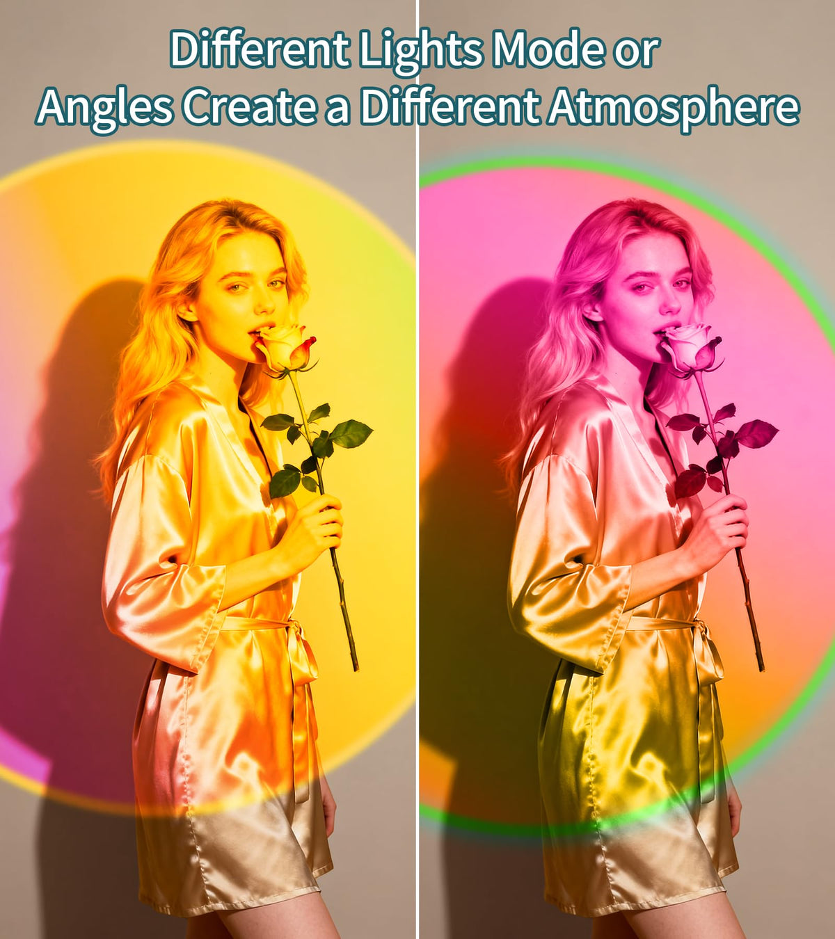 AIHYING Sunset Lamp makes a stylish, gift-ready lighting accent