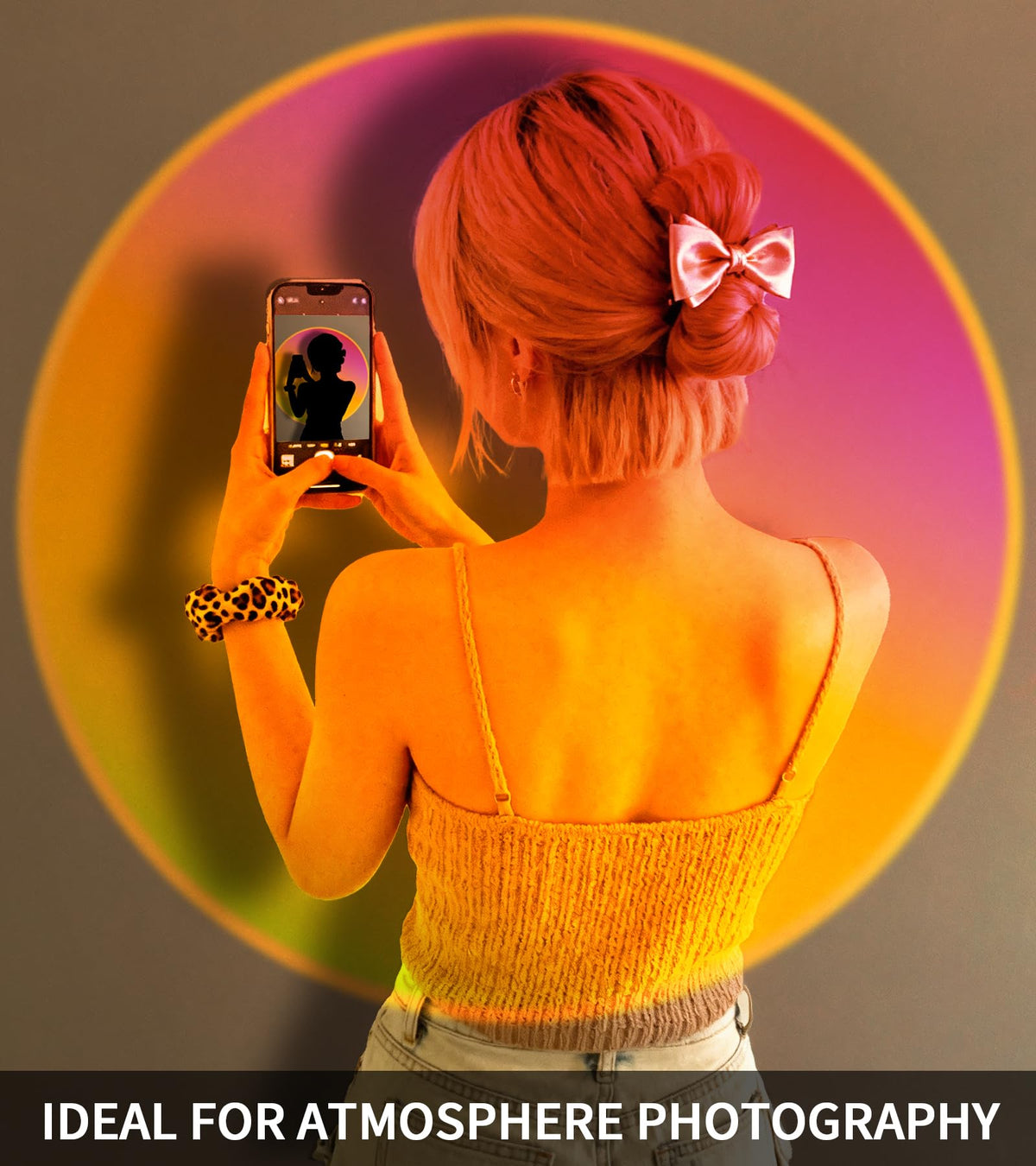 AIHYING Sunset Lamp setup is quick and easy to install