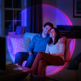 AIHYING Sunset Lamp boosts live streams with dramatic sunset lighting