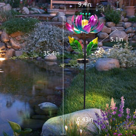 AIINY Weatherproof solar metal sculpture withstands seasons for lasting outdoor art