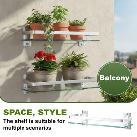 AIJALY drilling installation option with screws for stronger wall attachment.