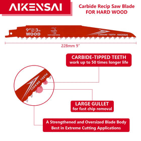 AIKENSAI storage box with three carbide pruning blades organized