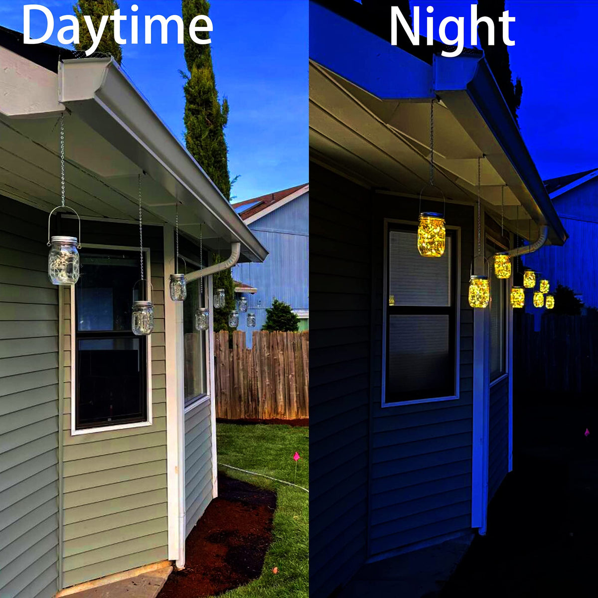 Aikeve 30 LEDs produce firefly-like glow at night.
