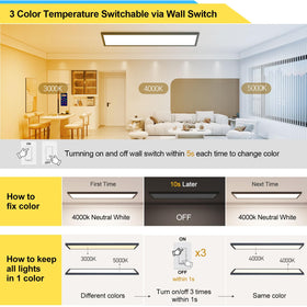AIKVSXER 2PACK dimmable panel demonstrating smooth 10–100% TRIAC control