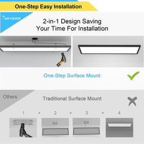 AIKVSXER 6-pack packaging for bulk lighting solution across spaces