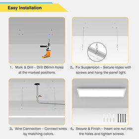 AIKVSXER easy installation on cement, wood, or drywall surfaces.