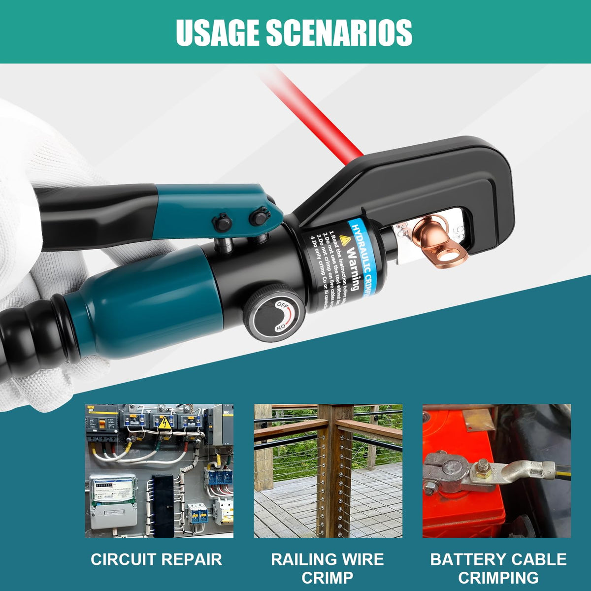 Aikyciu carrying case with complete crimping kit and accessories.
