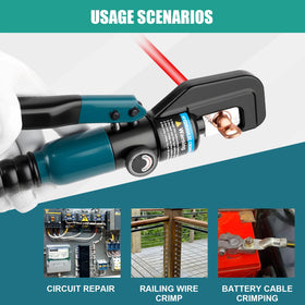 Aikyciu carrying case with complete crimping kit and accessories.