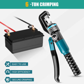 Aikyciu manual reset mechanism enabling controlled crimping performance.