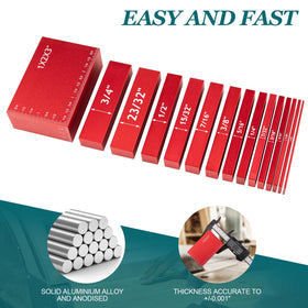 Aikyciu Setup Blocks deliver precision aluminum measurements for versatile stacking.