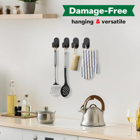 Aikzik inside shower hooks designed for moisture and smooth surface compatibility