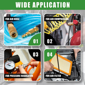 Ailbiuko teflon tape pack included to help seal joints.