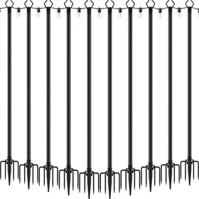 AILBTON 10ft string light pole for sturdy outdoor lighting setups