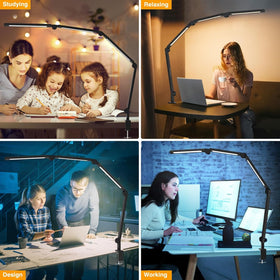 The energy-efficient LEDs in the AILBTON lamp save power during tasks.
