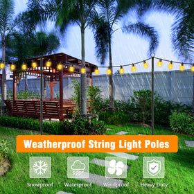 AILBTON rustproof coating withstands sun and rain for long-lasting outdoor use.