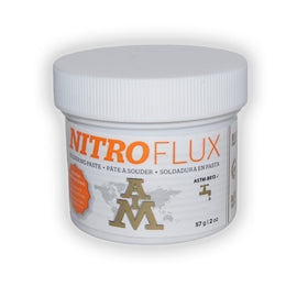 AIM flux paste brush demonstrates precise flux application