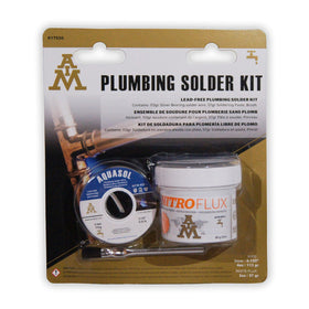 AIM Plumbing Solder Kit box front for DIY repairs