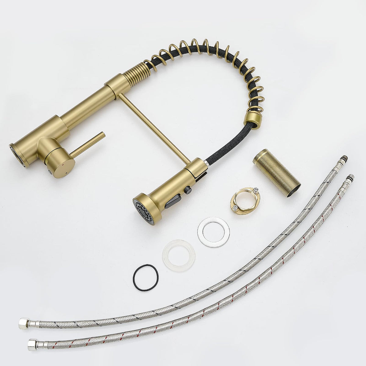Durable brass body offers anti-corrosion performance for daily use