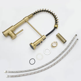 Durable brass body offers anti-corrosion performance for daily use