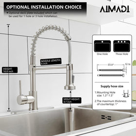 AIMADI multiuse faucet suited for kitchen, RV, and bar setups.