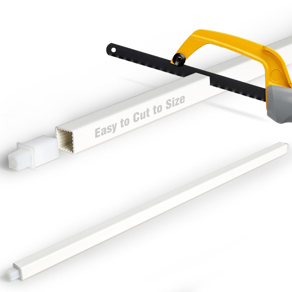 AIMAIAIMAI 24in towel bar cut to fit porcelain holders for a seamless upgrade