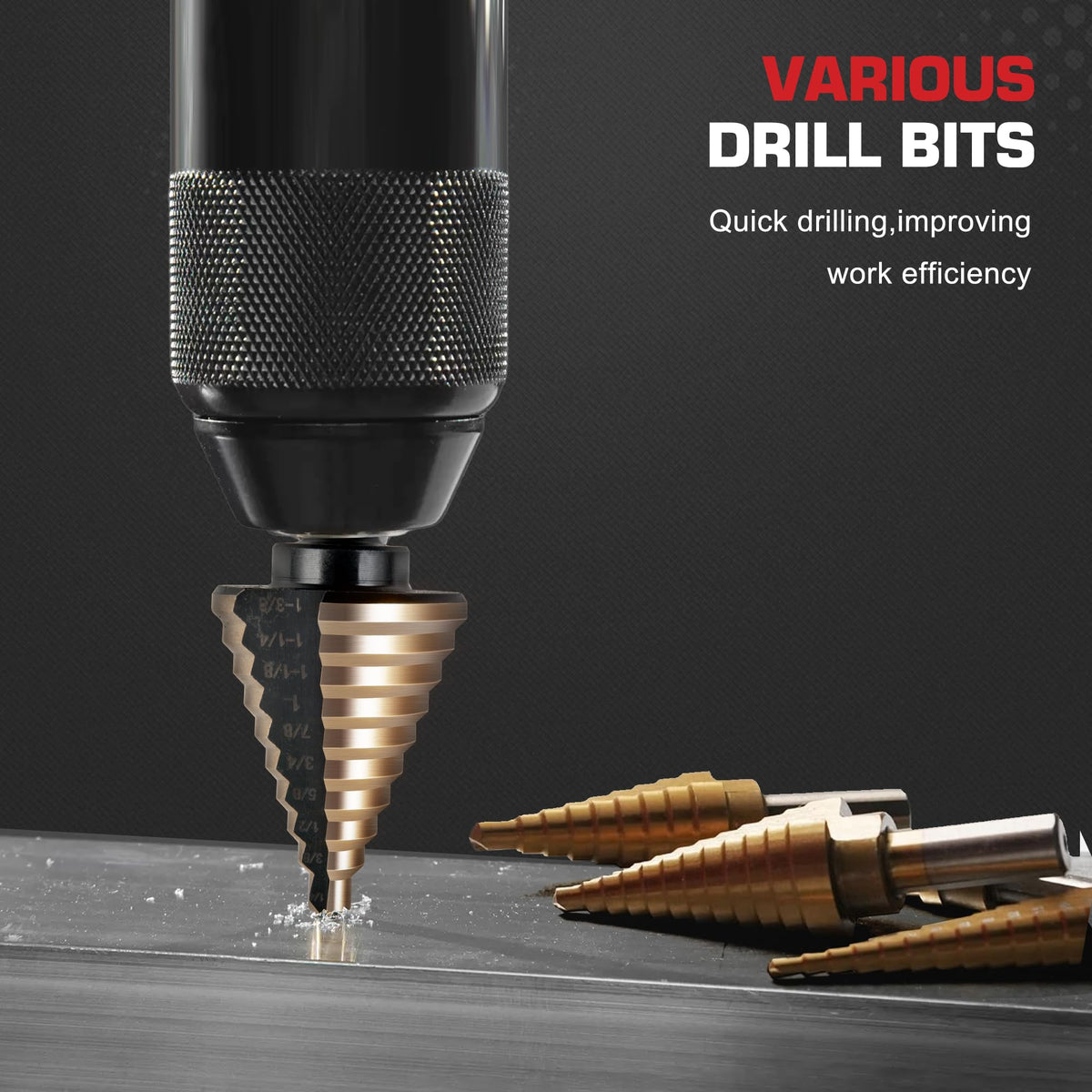 AIMLENTOOL center punch and double-groove bits aid precise starts