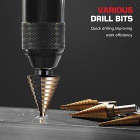 AIMLENTOOL center punch and double-groove bits aid precise starts