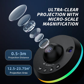 Ainael Galaxy Projector meteor effects create realistic shooting stars for ambience.