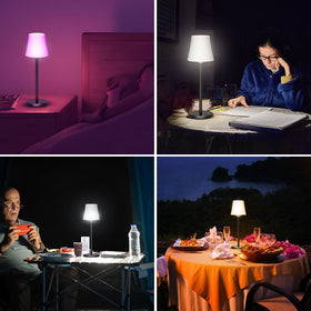 Elegant Ainostone lamp set makes a versatile gift for home and decor.