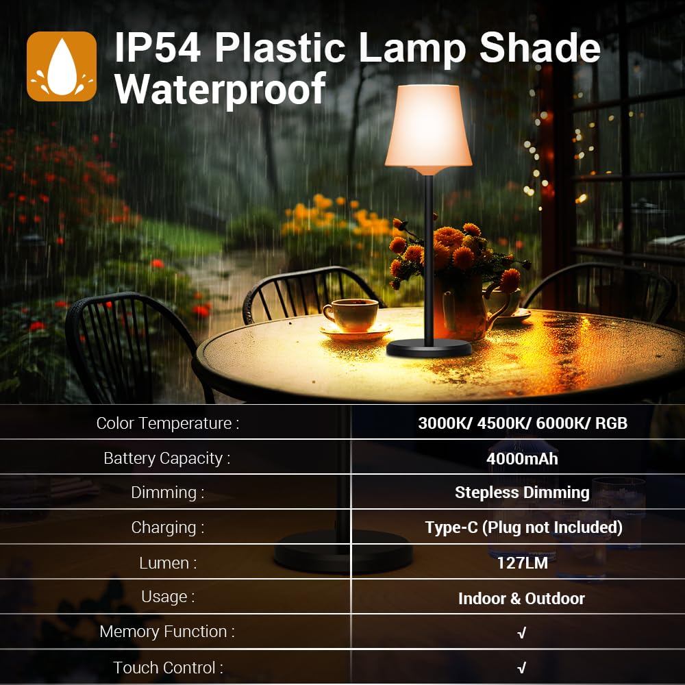 Ainostone lamp displaying RGB mode for varied lighting moods.
