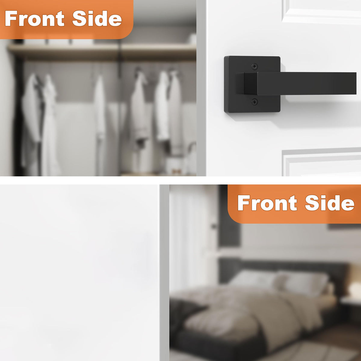 Ainozz zinc alloy dummy handle close-up highlighting durable, fingerprint-resistant matte finish.